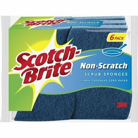 3M COMMERCIAL OFC SUP SPONGE, SCRUB, NONSCRACH, BE, 6, 5PK MMM5265CT